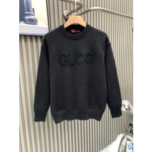 구찌(GUCCI) 로고 자수 라운드 니트 의류