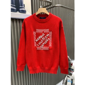 루이비통(LV) × 퍼렐 윌리엄스 수공 진주 자수 라운드 스웨트셔츠 의류