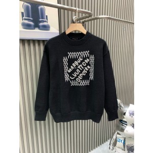 루이비통(LV) × 퍼렐 윌리엄스 수공 진주 자수 라운드 스웨트셔츠 의류