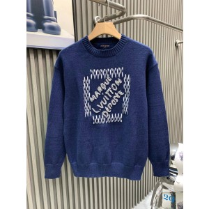 루이비통(LV) × 퍼렐 윌리엄스 수공 진주 자수 라운드 스웨트셔츠 의류