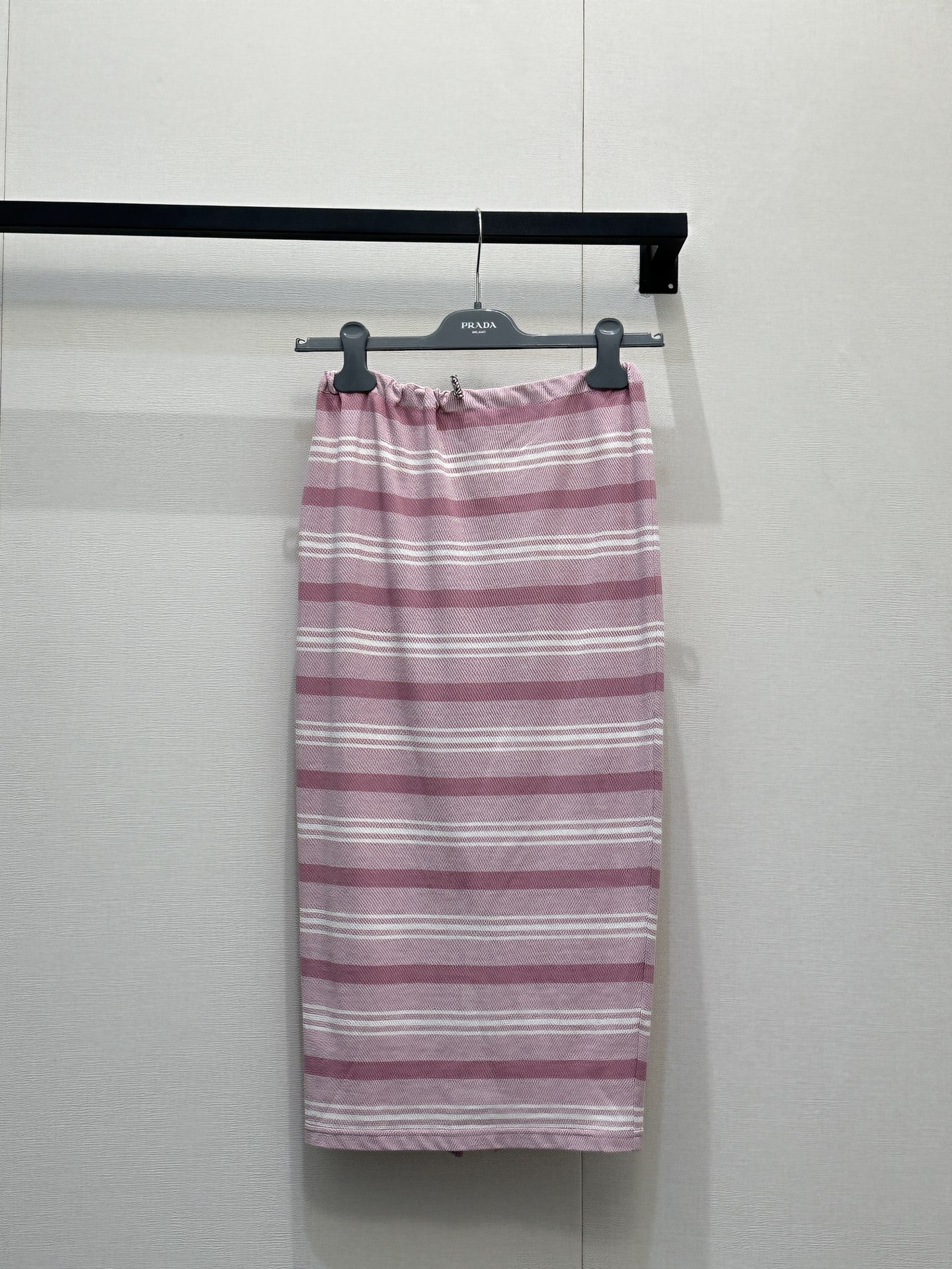 프라다(PRADA) 스트라이프 피케 코튼 스커트 의류