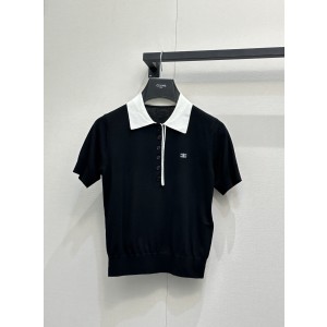 셀린느(CELINE) 배색 폴로 니트 의류