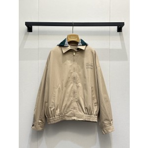 미우미우(MIU MIU) 베이지 해링턴 후드 집업 자켓 의류