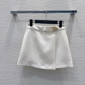 Valentino 발렌티노 하이엔드 수입 원단 미니 스커트 치마 의류