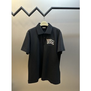 버버리(BURBERRY) 자수 패치 폴로 셔츠 의류