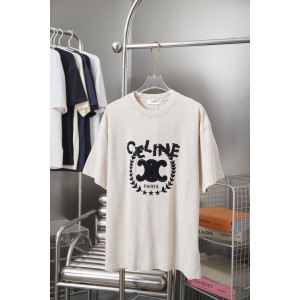 셀린느(CELINE) 빈티지 로고 프린팅 반팔 티셔츠 상의 의류