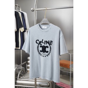 셀린느(CELINE) 빈티지 로고 프린팅 반팔 티셔츠 상의 의류