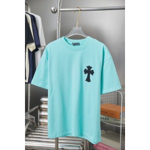 크롬하츠(CHROME HEARTS) 크로스 패치 반팔 티셔츠 상의 의류
