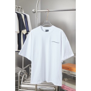발렌시아가(BALENCIAGA) 패치 자수 로고 반팔 티셔츠 상의 의류