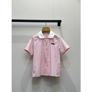 미우미우(MIU MIU) 레이스 카라 셔츠 상의 의류