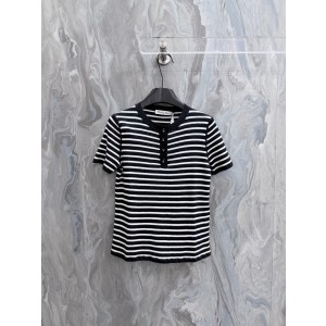 디올(Dior) 마리니에르 스트라이프 반팔 티셔츠 상의 의류