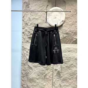 크롬하츠(CHROME HEARTS) 크로스 지퍼 포켓 스웨트 쇼츠 하의 의류
