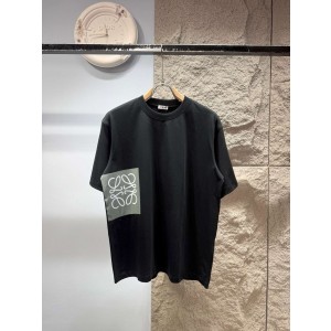 로에베(LOEWE) 블록 그래픽 반팔 티셔츠 상의 의류