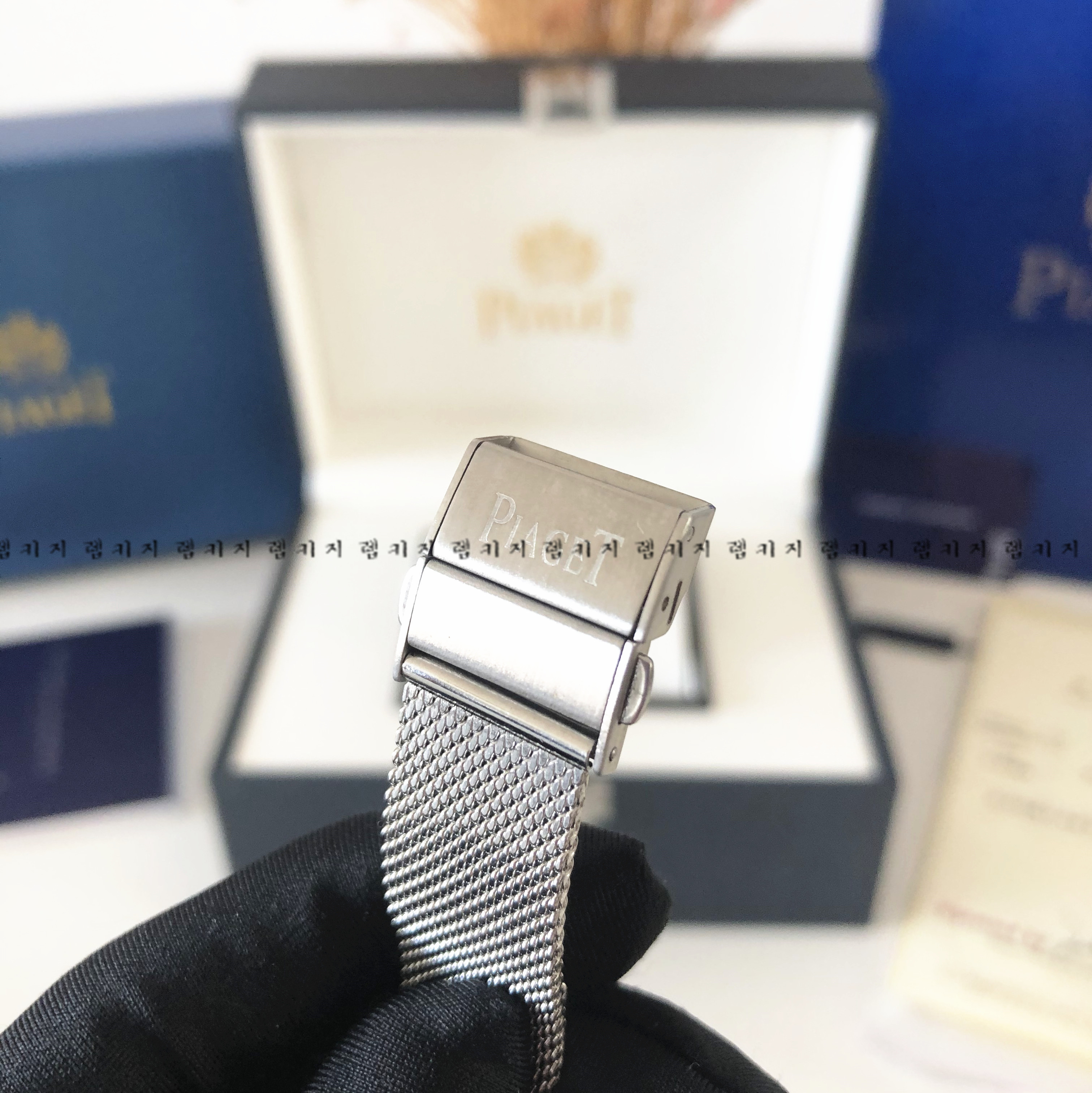 피아제 라임라이트 갈라 밀라니즈 메쉬스트랩 시계