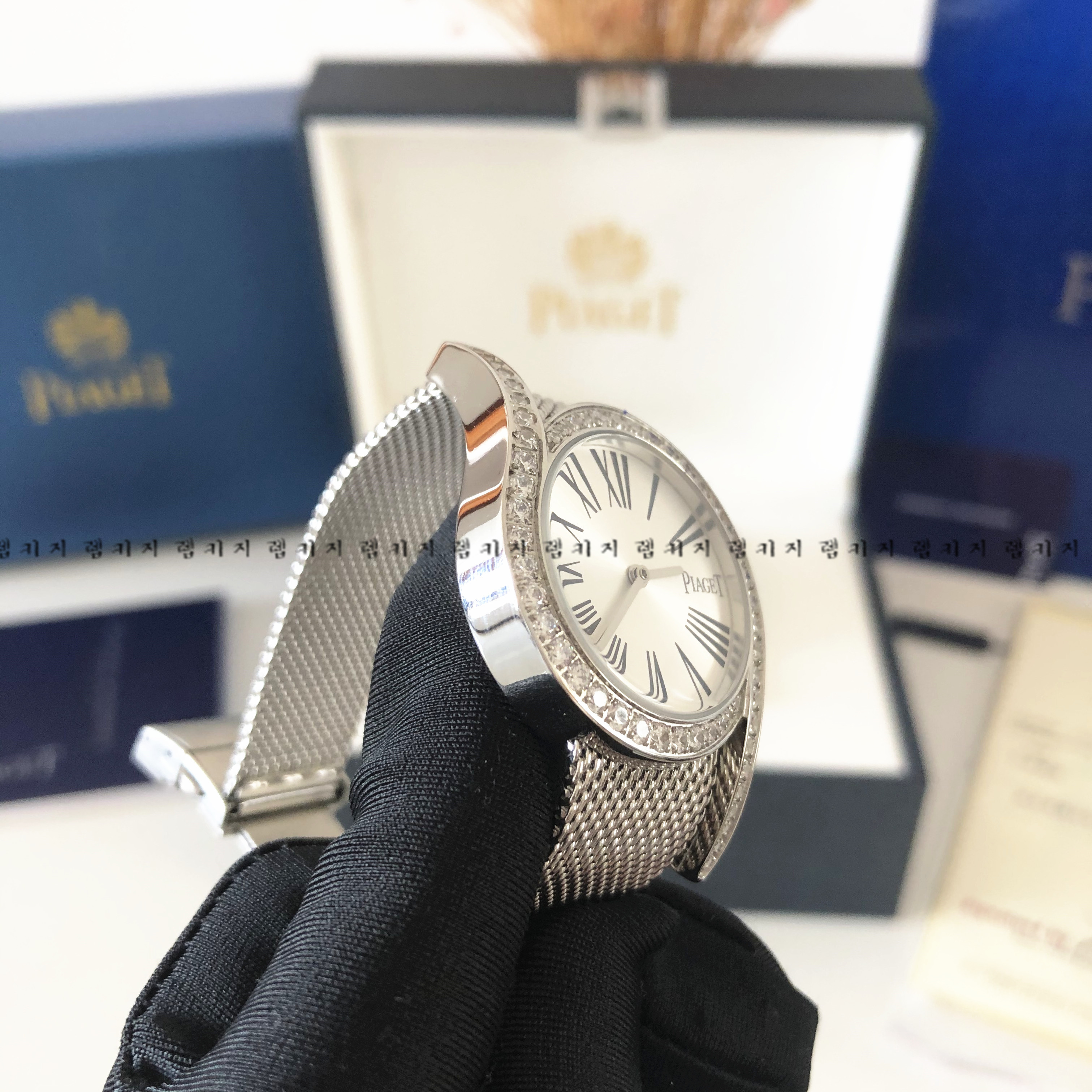 피아제 라임라이트 갈라 밀라니즈 메쉬스트랩 시계