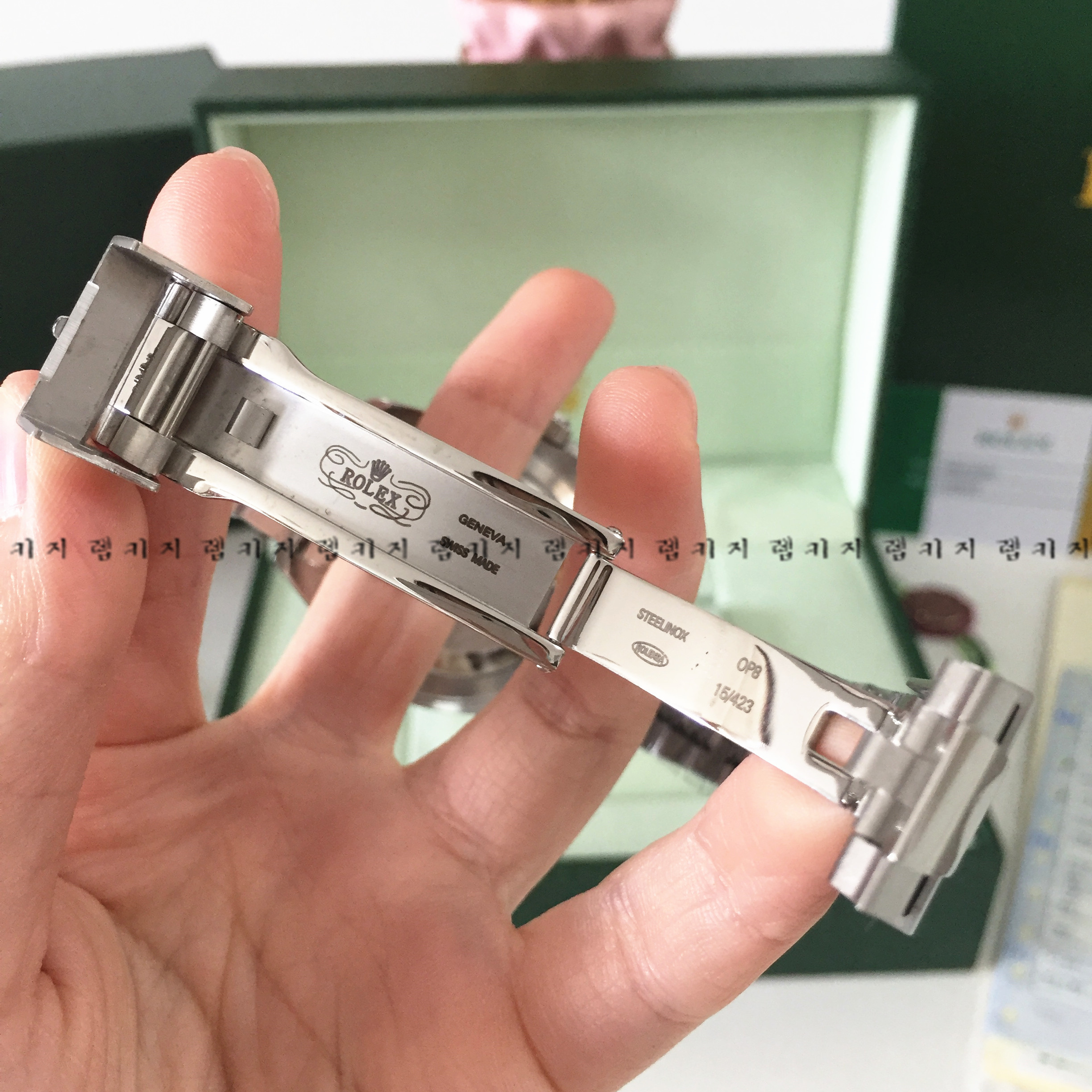 로렉스 요트마스터 화이트다이얼 화이트판 메탈시계