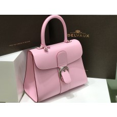 델보 브리앙 핑크 MM 토트백