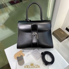 델보 브리앙 블랙 MM 토트백