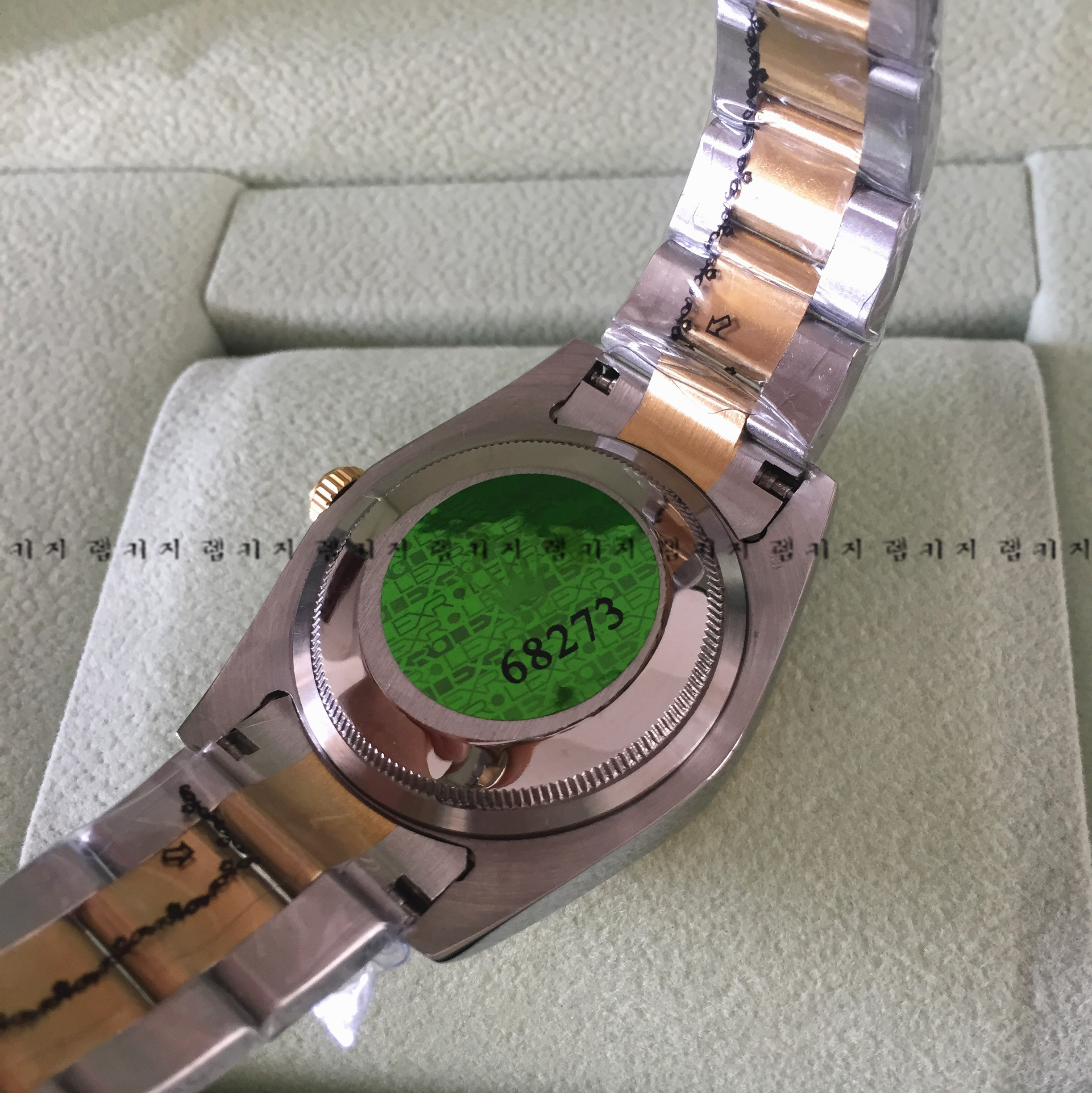 롤렉스 데이저스트 그레이다이얼 금장콤비 메탈시계