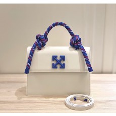 오프화이트 검미 지트니 2.8 블루&화이트 숄더백