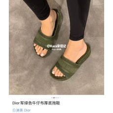 디올 오블리크 탑슬리퍼