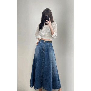 셀린느 스커트 데님