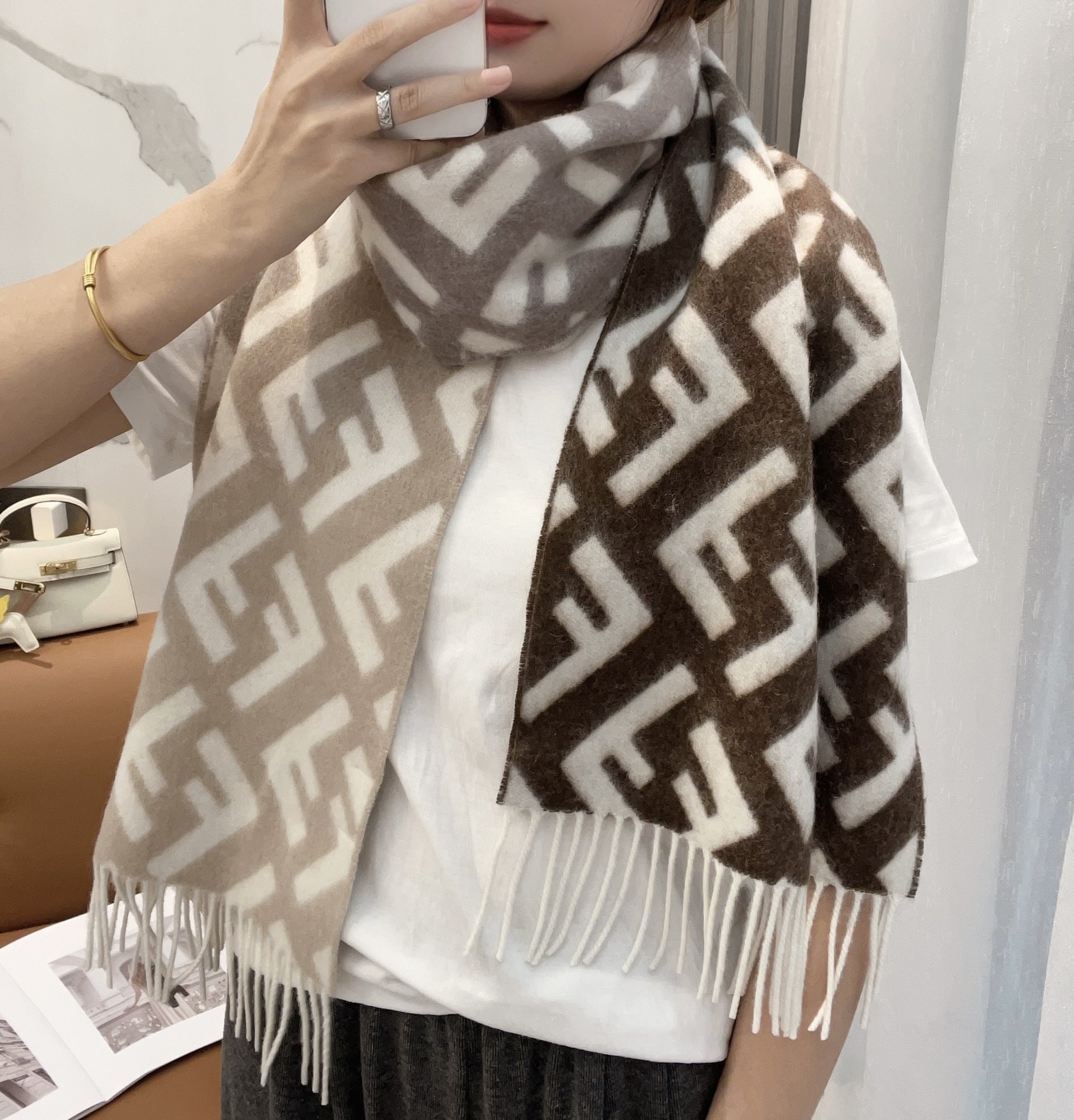 펜디 목도리 머플러