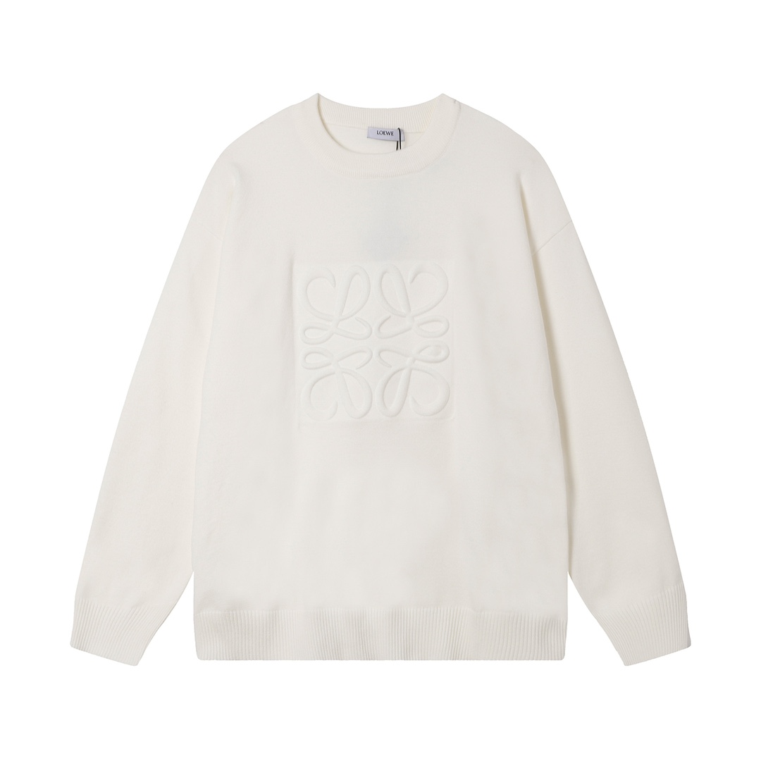 로에베 니트 긴팔 티셔츠 남녀공용 2가지 색상