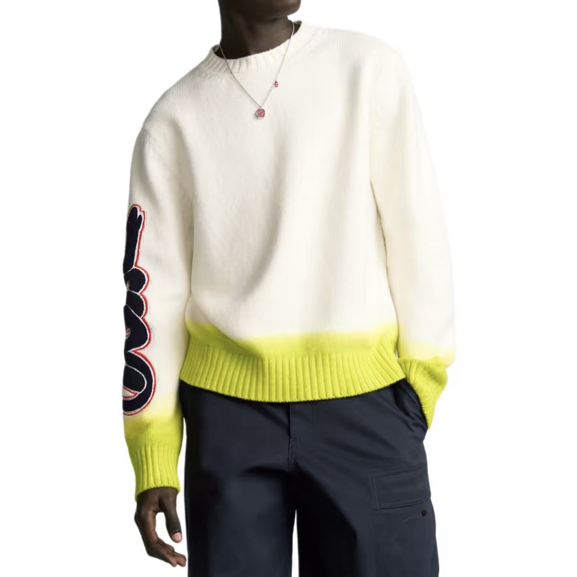 디올 니트 긴팔 티셔츠 남성