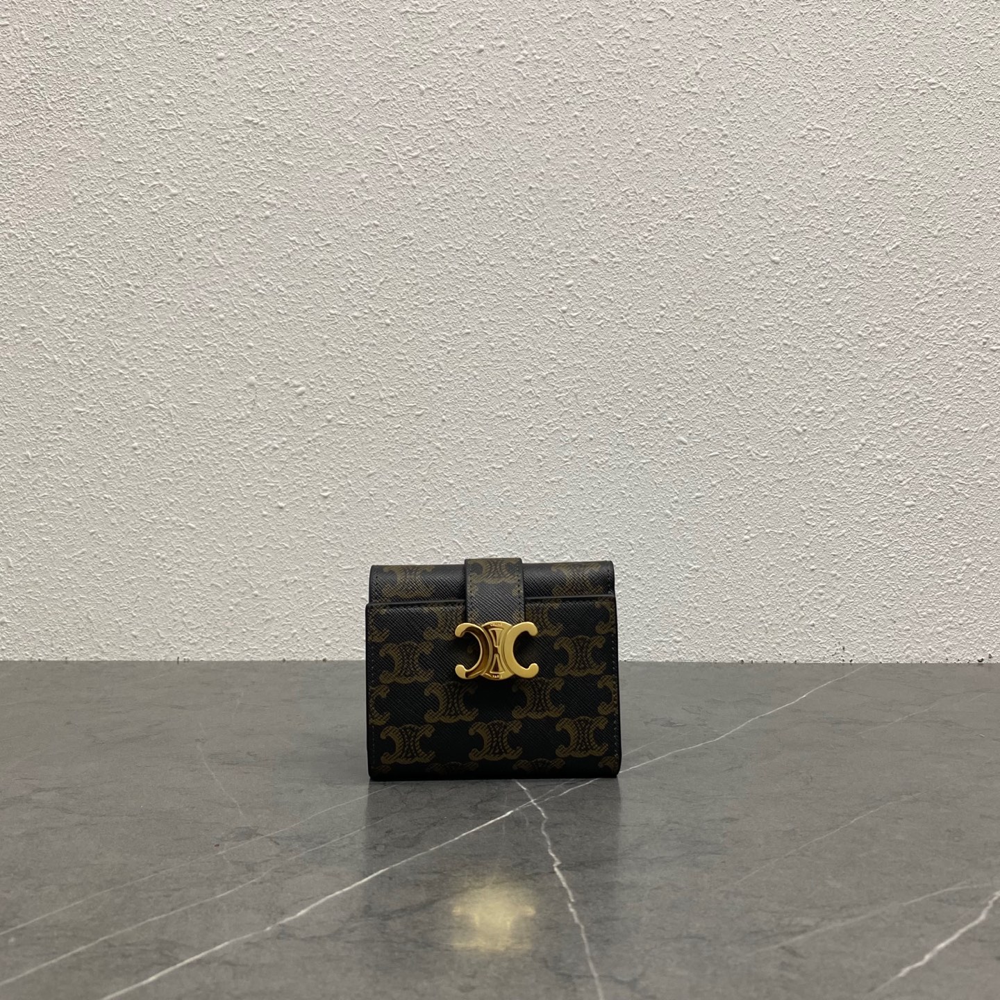 셀린느 지갑 빅투와르 서플 트리오페 캔버스