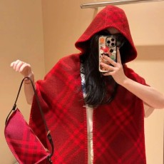 버버리 판초 머플러