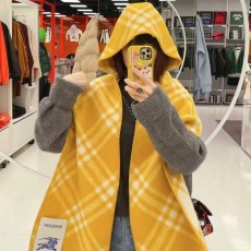 버버리 판초 머플러