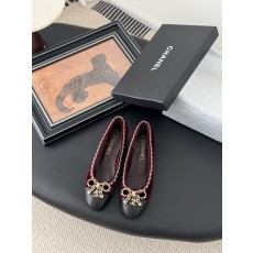 chanel 샤넬 25K 신상 체인 더블 C 통굽 단화 플랫 슈즈 신발