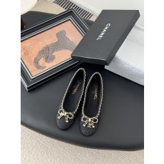 chanel 샤넬 25K 신상 체인 더블 C 통굽 단화 플랫 슈즈 신발