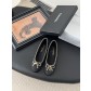 chanel 샤넬 25K 신상 체인 더블 C 통굽 단화 플랫 슈즈 신발
