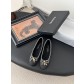 chanel 샤넬 25K 신상 체인 더블 C 통굽 단화 플랫 슈즈 신발