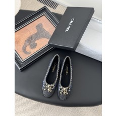 chanel 샤넬 25K 신상 체인 더블 C 통굽 단화 플랫 슈즈 신발