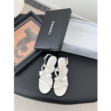 Chanel 샤넬 통굽 힐 샌들 구두 신발