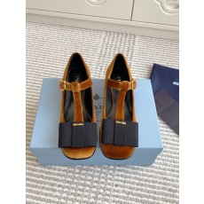 PRADA 프라다 통굽 힐 슈즈 구두 단화 신발
