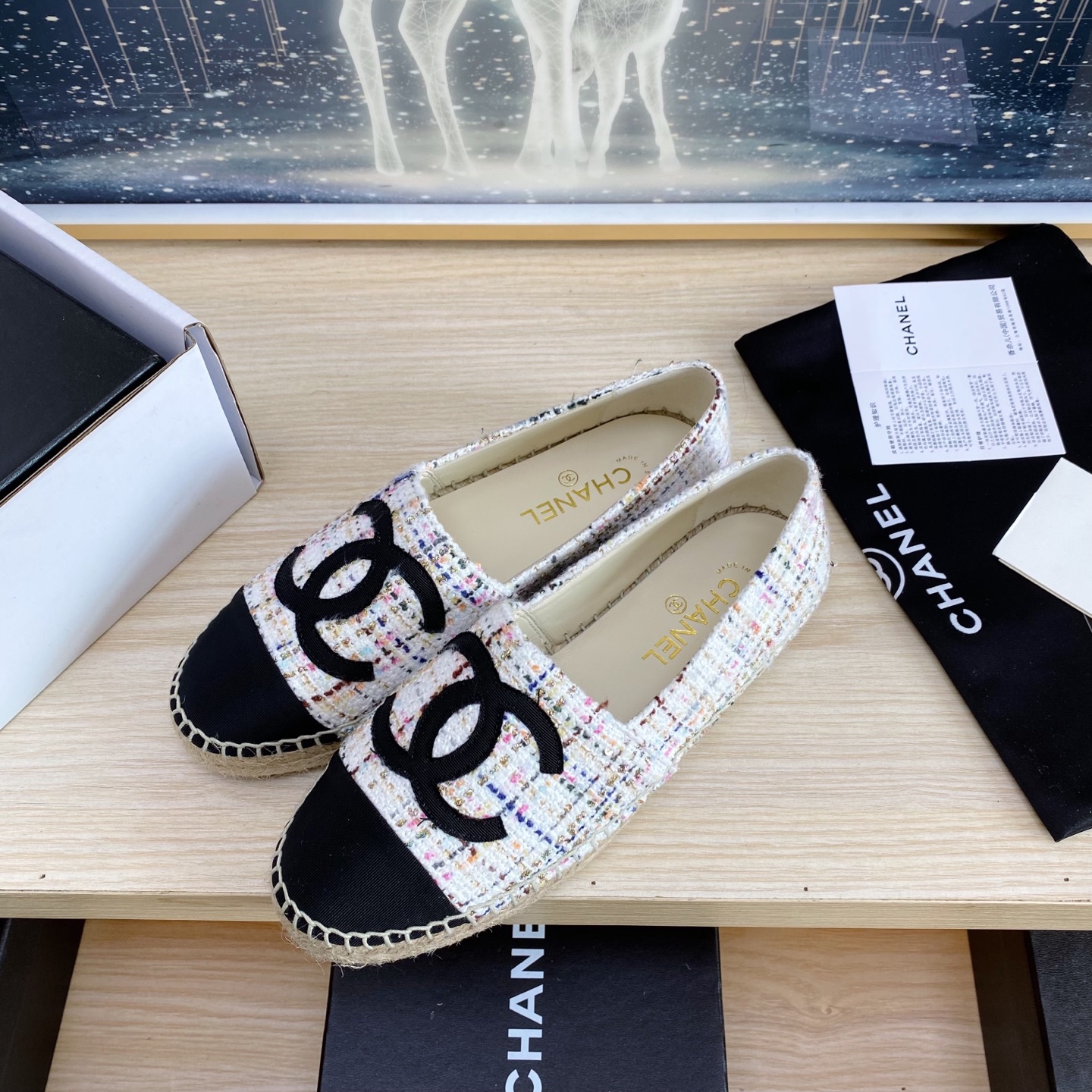 CHANEL 샤넬 단화 플랫 슈즈 신발