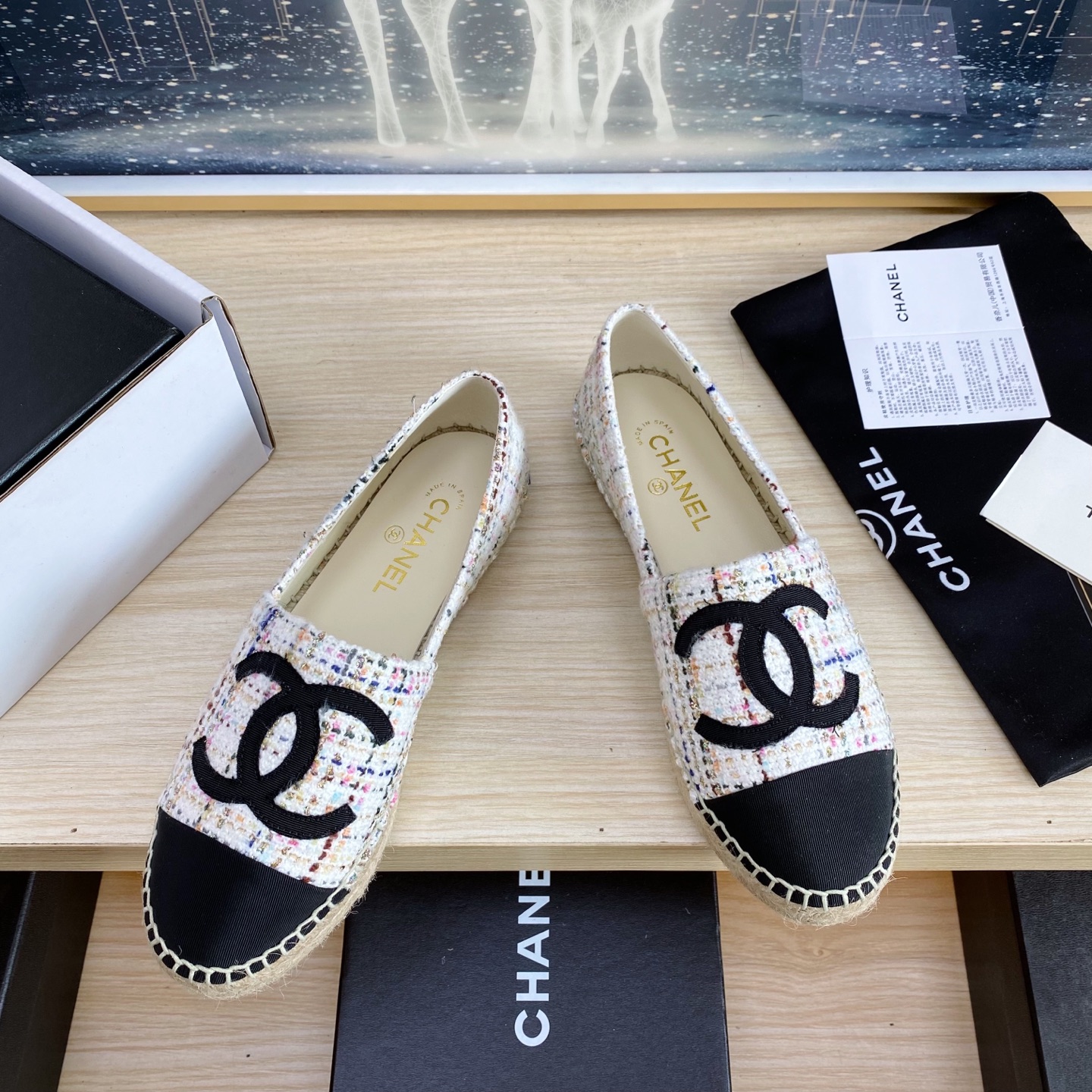 CHANEL 샤넬 단화 플랫 슈즈 신발