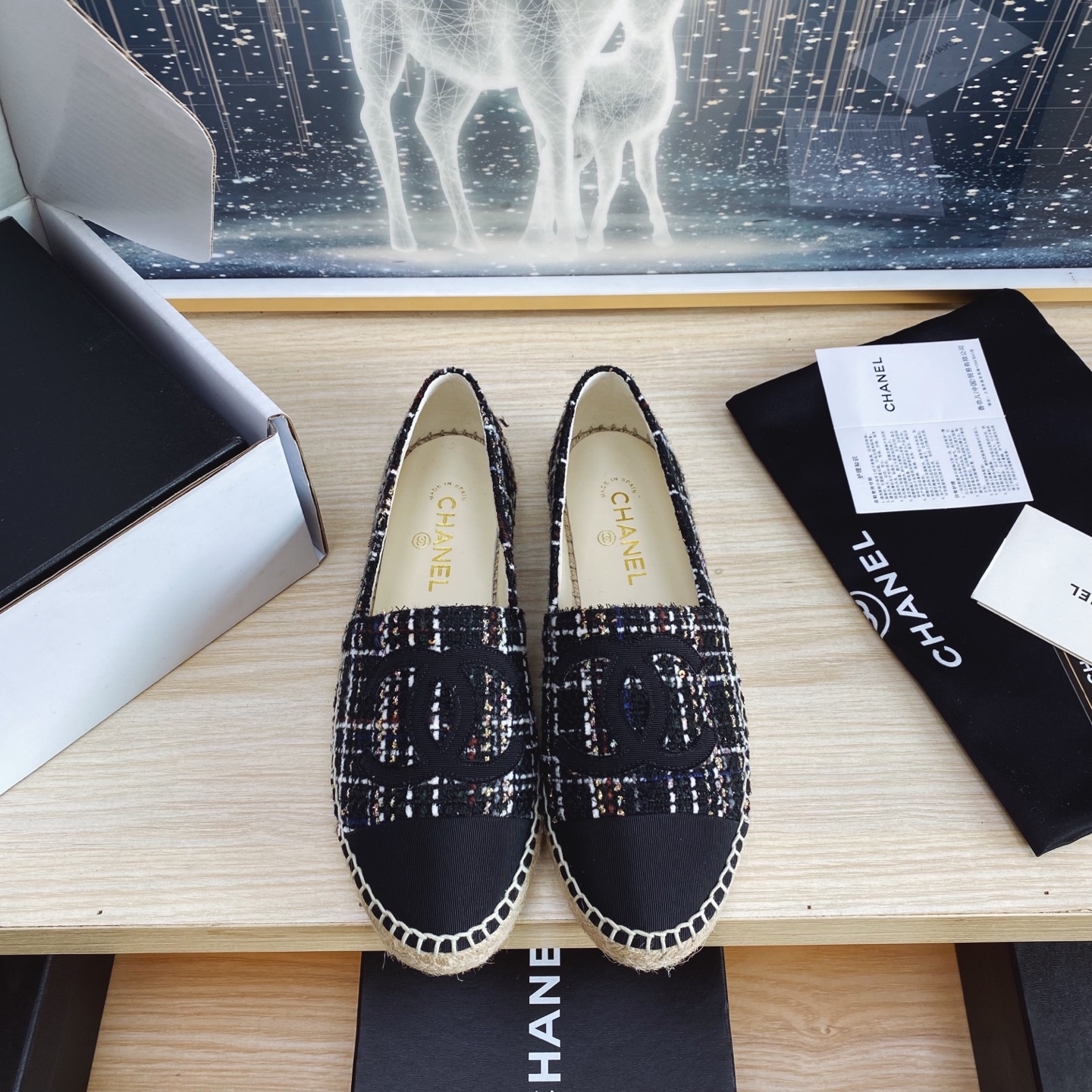 CHANEL 샤넬 단화 플랫 슈즈 신발