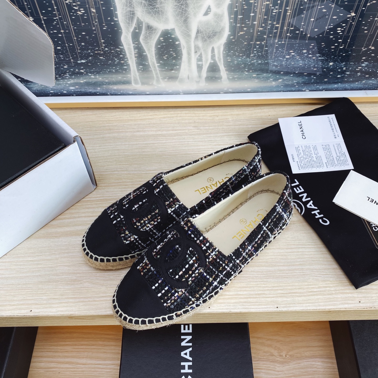 CHANEL 샤넬 단화 플랫 슈즈 신발