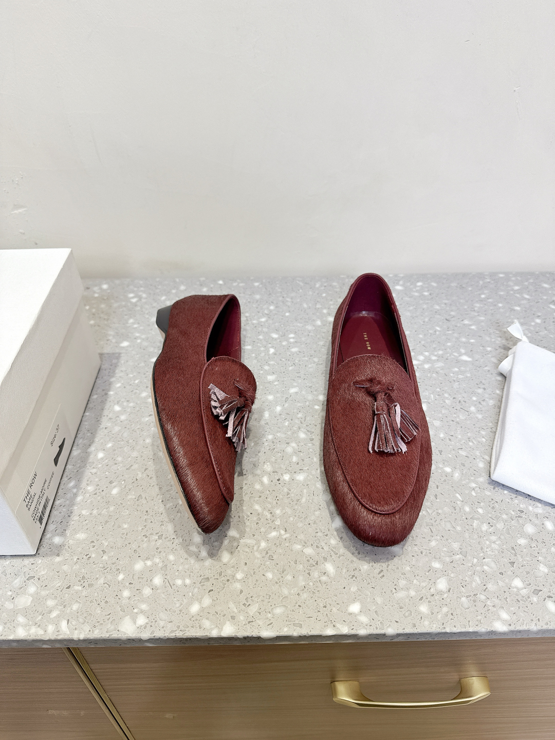 The row 더로우 미니멀 빈티지 태슬 로퍼 플랫 구두 신발