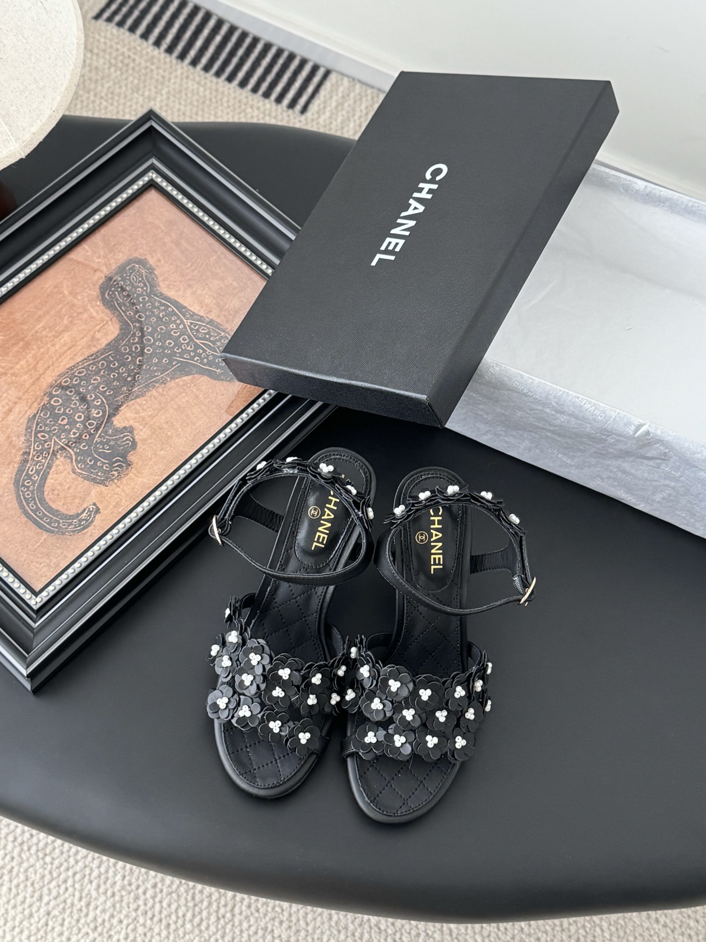 Chanel 샤넬 스트랩 샌들 구두 신발