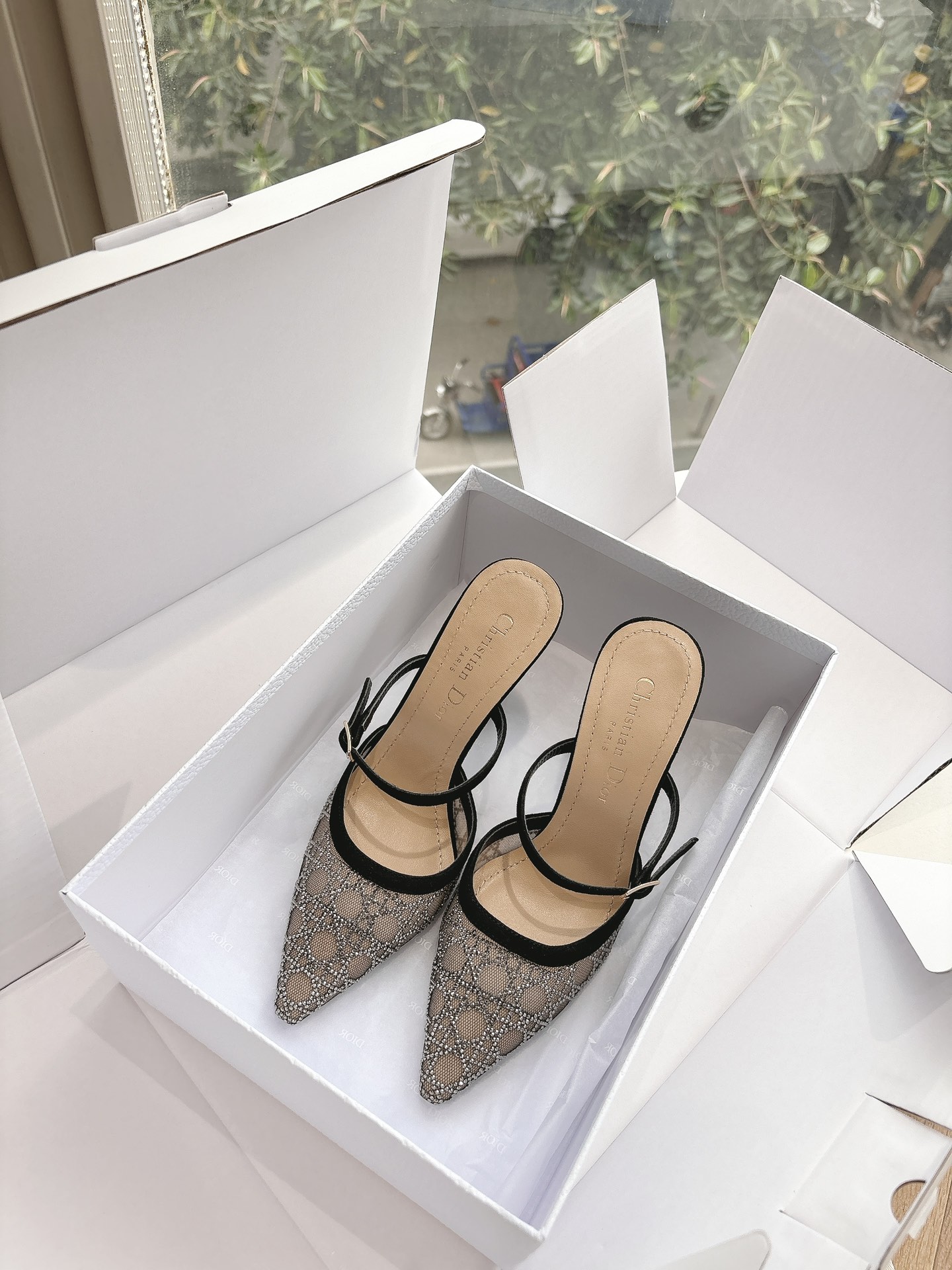 Dior CD 디올 힐 샌들 슬리퍼 신발