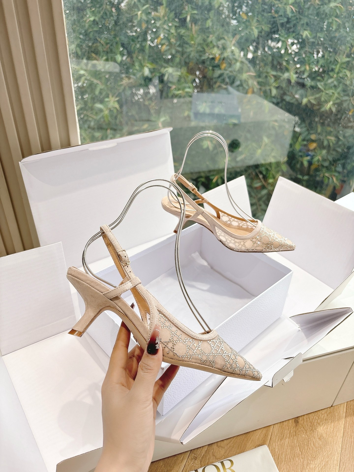 Dior CD 디올 힐 샌들 슬리퍼 신발