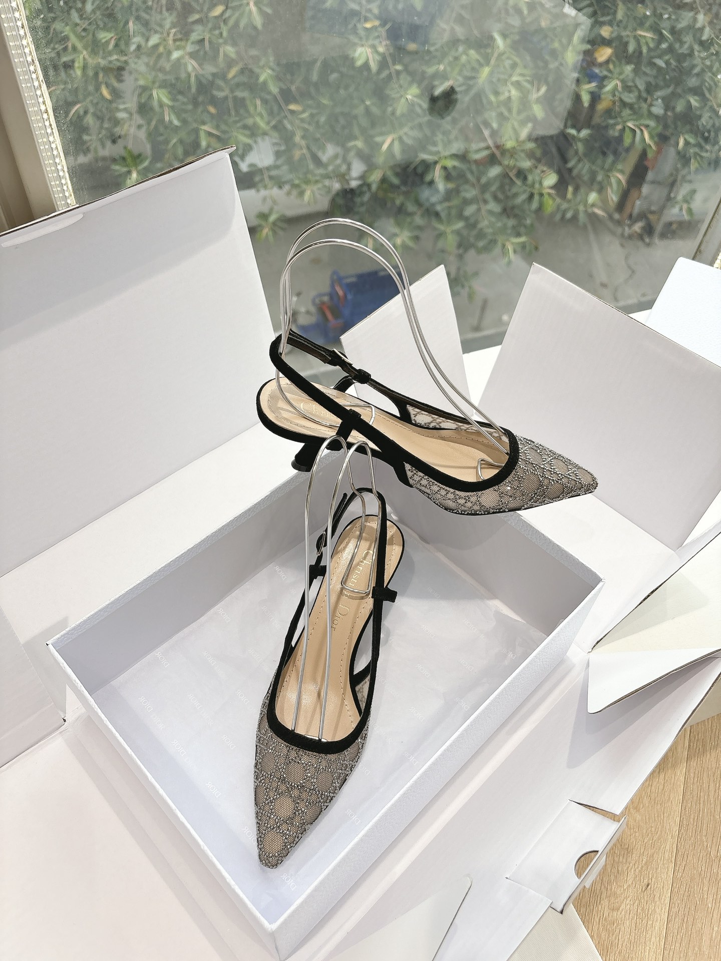 Dior CD 디올 힐 샌들 슬리퍼 신발