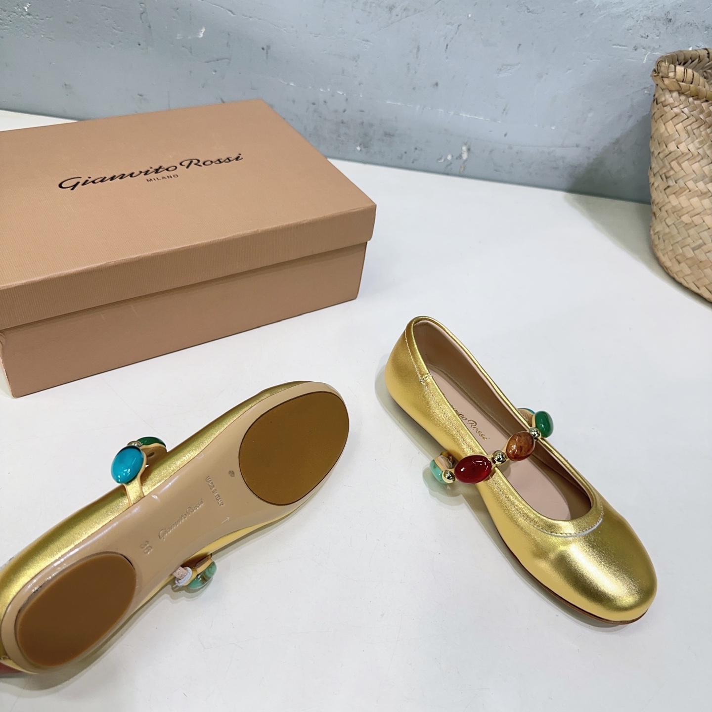 Gianvito Rossi 지안비토 로씨 플랫 슈즈 단화 신발