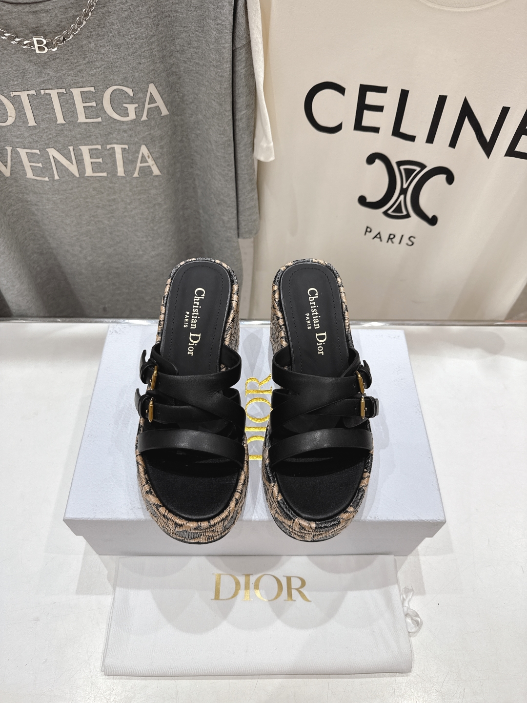 Dior CD 디올 통굽 샌들 슬리퍼 신발